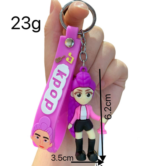 KPOP Demon Hunters Tiger Silicone Keychain Plush-Inspired Bag Charm & Accessory