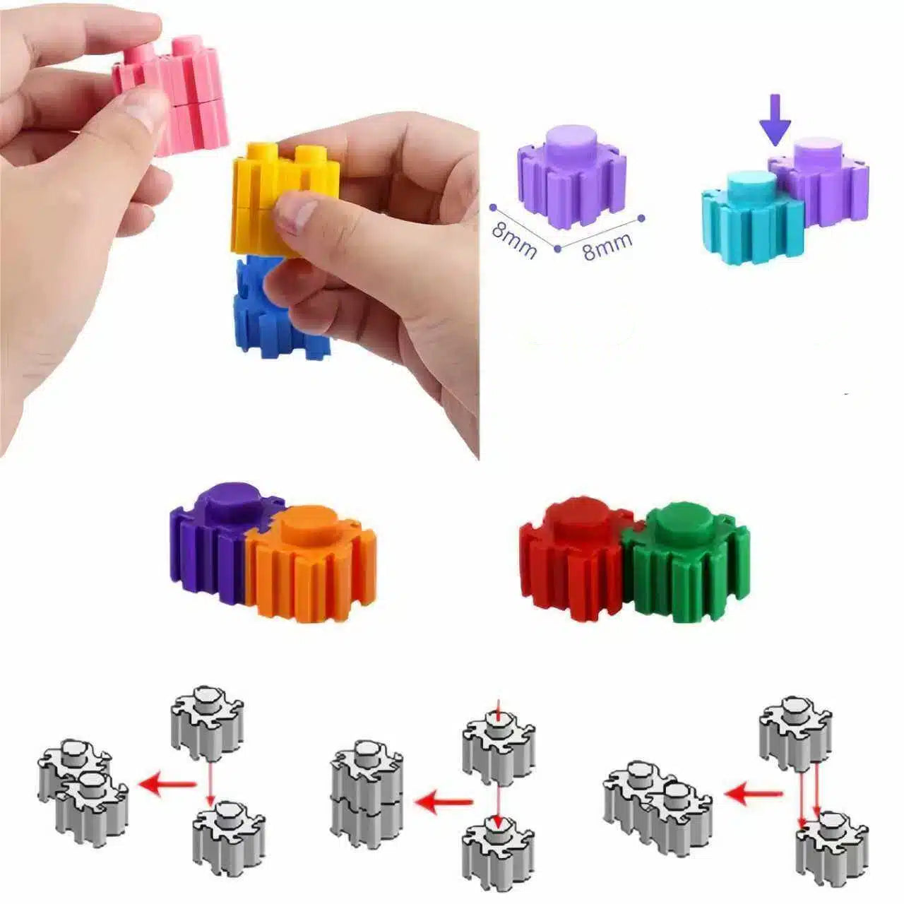 K-Pop Demon Hunters Mini Building Blocks Set, Small Particle Assembly Toy