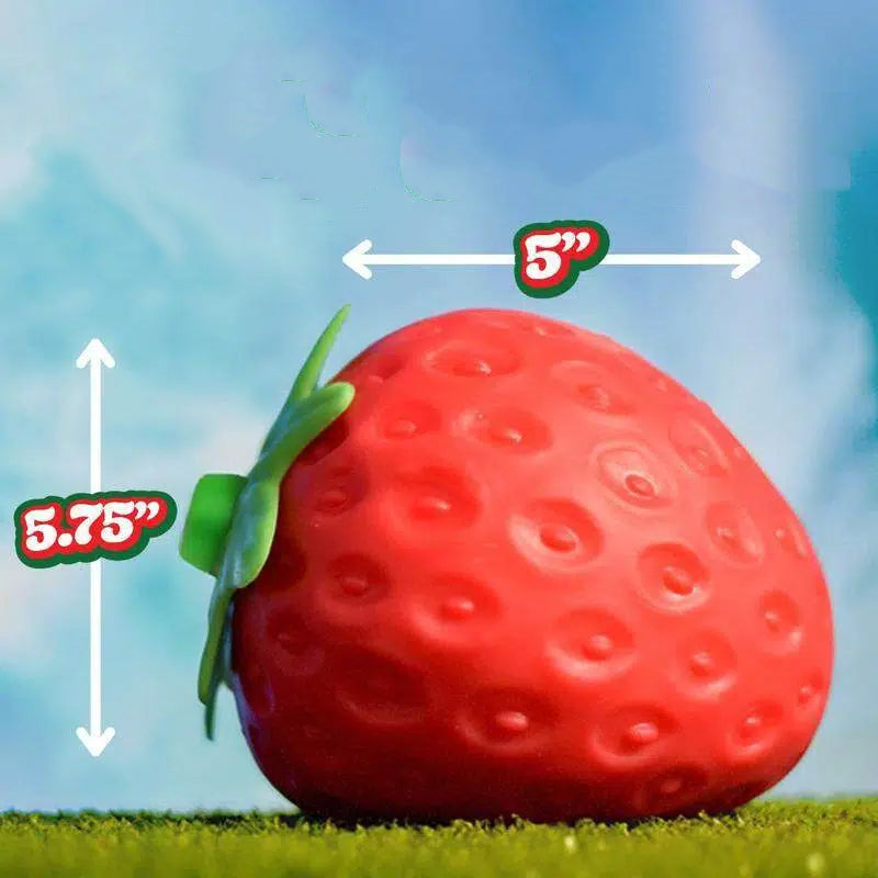 Simulation Jumbo Strawberry Squishy Slow Rising Stress Relief Squeeze Toy Box Set
