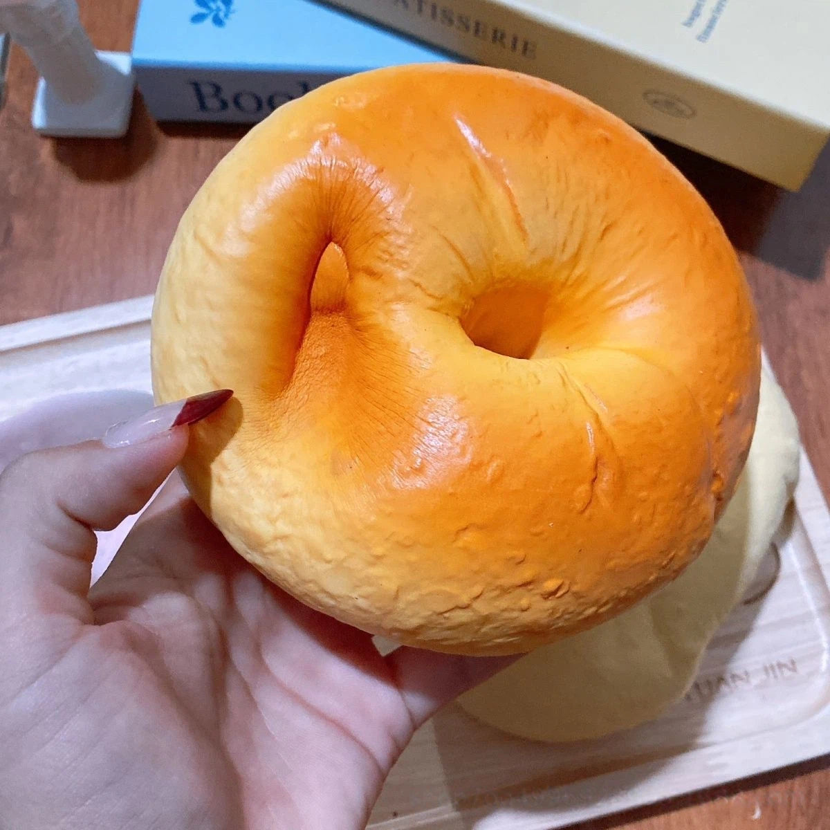 Simulation Bagel Squishy Slow-Rising Stress Relief Squeeze Toy