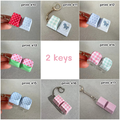 Mini Keyboard Bag Charm Keychain Aesthetic Key Cap Accessory – Gift Shop Wholesale