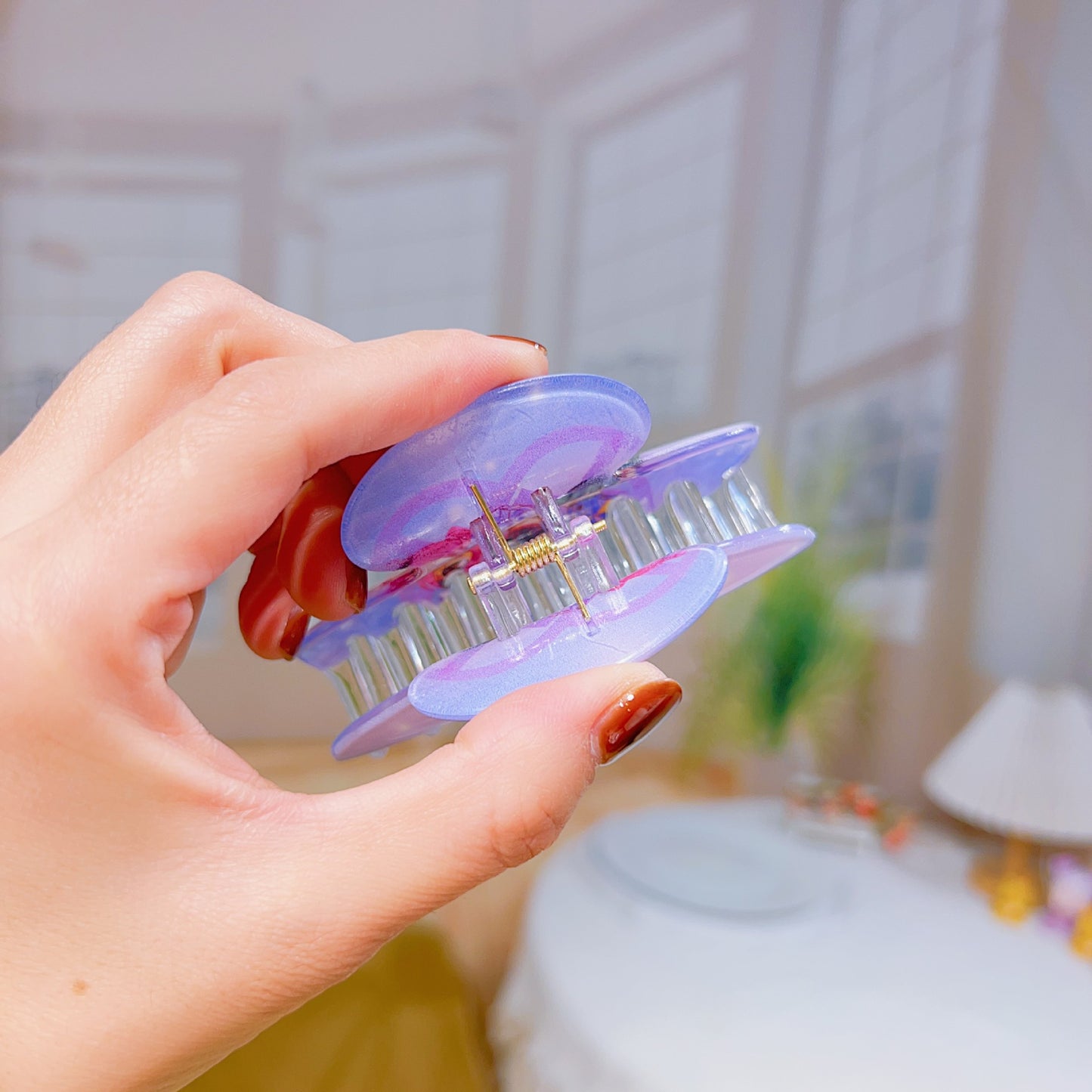 New K-Pop Demon Hunters Plastic Barrettes Hair Claw Clip Trendy Fan Merch Accessory