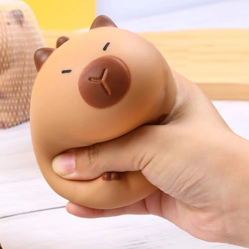Capybara Mesh Squishy Toy – Squeeze Stress Relief Fidget Toy