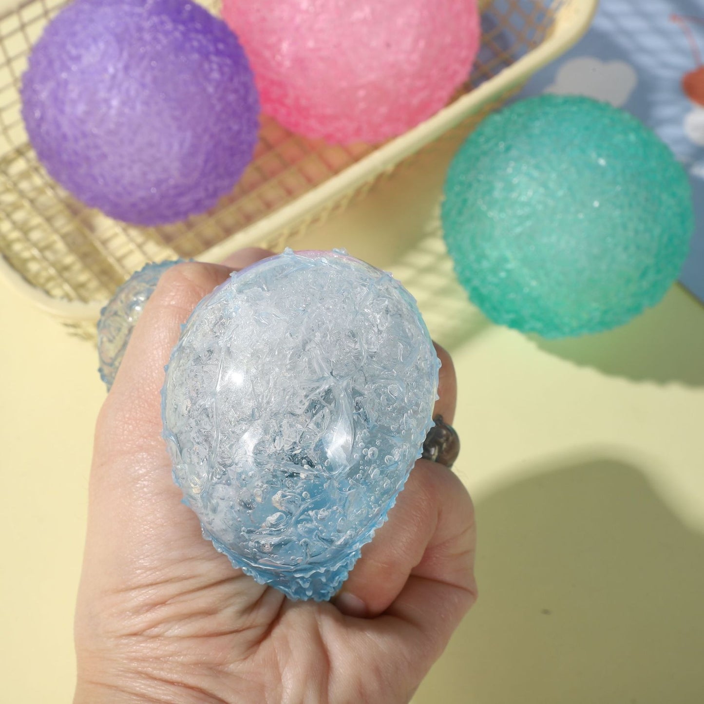 Textured Sugar Ball Squishy Stress Relief Toy Gift Box Set (12pcs/Box)