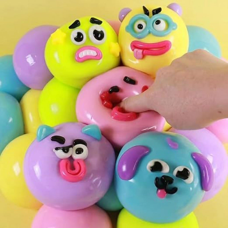 Dog Face Swap Squishy Realistic Stress Relief Squeeze Toy