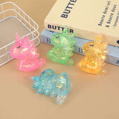Unicorn Squishy Stress Relief Toy Soft Squeeze Fidget Sensory Toy