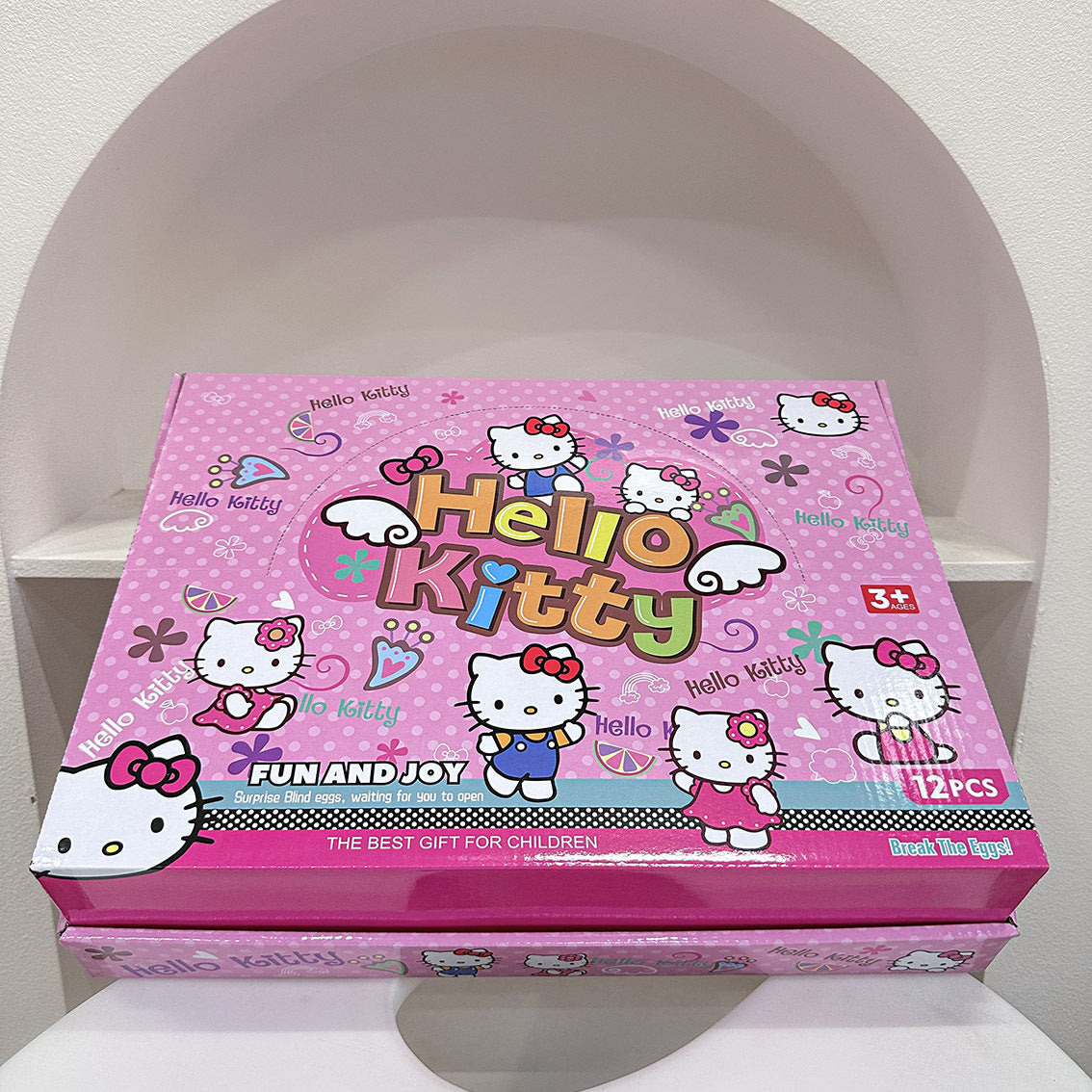Cartoon Blind Capsule Toy Box Set of 12, Surprise Collectible Figures & Keychains