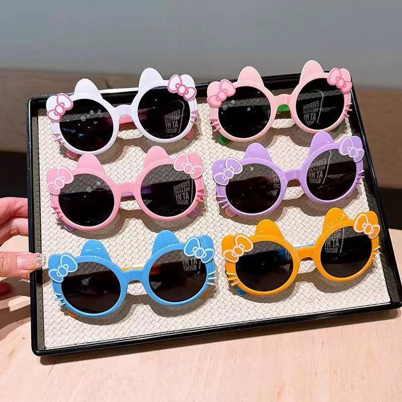Spring & Summer Kids Sunglasses UV Protection Cat Bow Shades