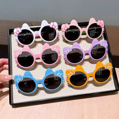 Spring & Summer Kids Sunglasses UV Protection Cat Bow Shades