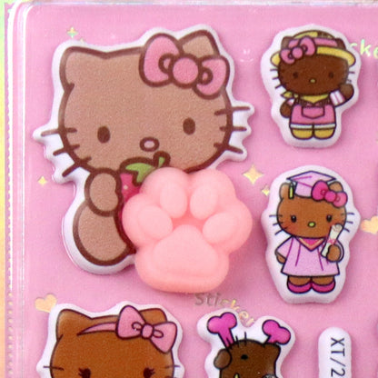 3D Puffy Kids Cartoon Layered DIY Anime Movie Merchandise Stickers