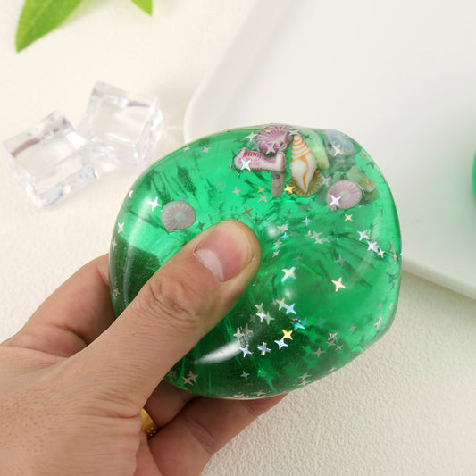 Underwater World Ice Cube Squishy Slow Rising Stress Relief Fidget Toy