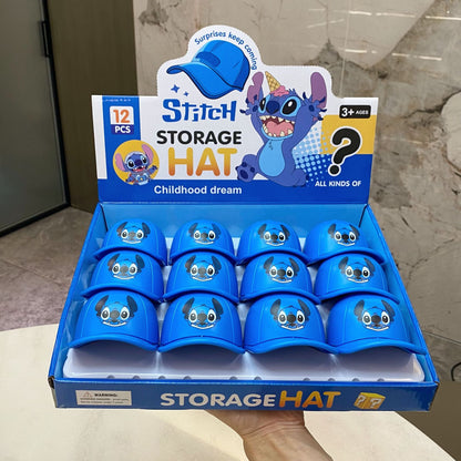 Storage Hat Blind Box Capsule Cartoon Figures Trendy Collectible Keychain Toys