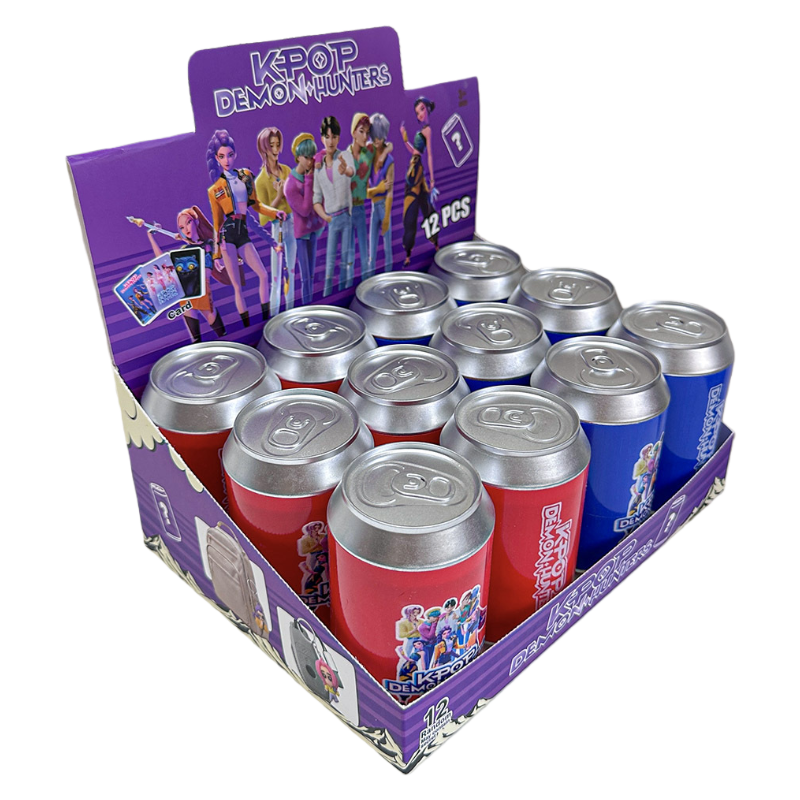 K-POP Demon Hunters Blind Box Keychain Figures – Trendy Can-Shaped Collectible Toys for Bags and Cars