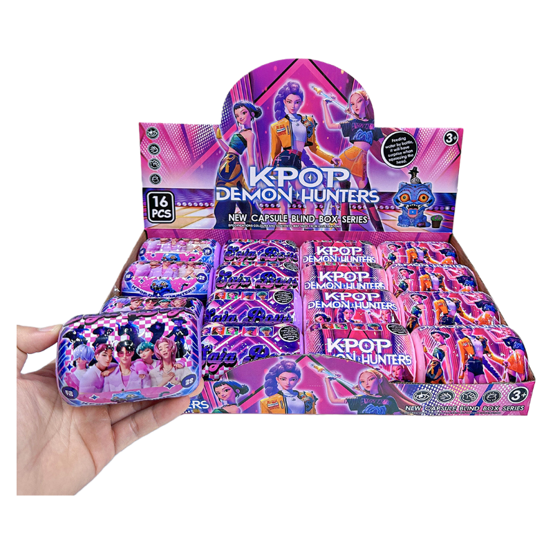 K-POP Demon Hunters Blind Box Capsule Figures Trendy Collectible Keychain Toys for Bags and Car Decorations