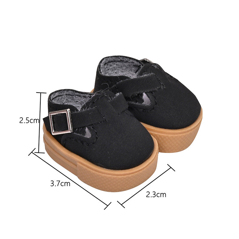 Birken-Style Doll Sandals for Labubu Gen 1 / 2 / 3 – Mini Doll Shoes Accessory