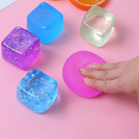 Nice Cube Slow Resistance Squishy Sensory Stress Relief Toys Squeeze Fidget Toy