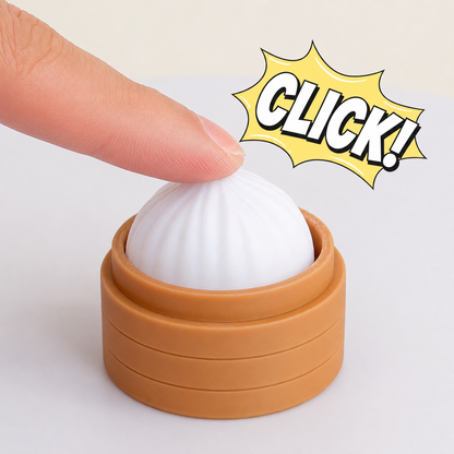 Cute Mini Clicker Fidget Keychains – 3D Printed Stress Relief Toys