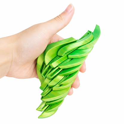 3D Printed Transforming Fidget Ball – Spiral Sensory Desk Toy & Puzzle Stress Relief Gift
