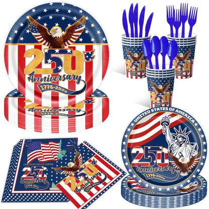 4th Of July Party Supplies Themed Tableware and Decorations