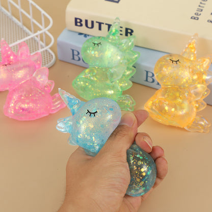 Unicorn Squishy Stress Relief Toy Soft Squeeze Fidget Sensory Toy