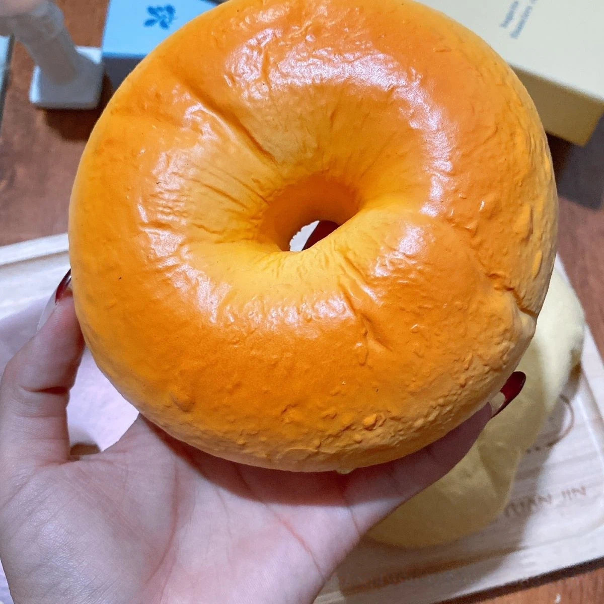 Simulation Bagel Squishy Slow-Rising Stress Relief Squeeze Toy