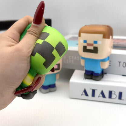Minecraft Slow Rising Squishy Toy – Stress Relief Squeeze Toy