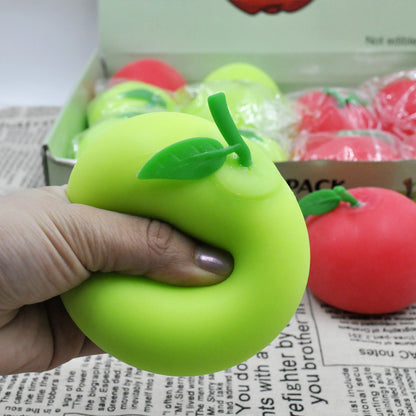 Simulation Apple Squishy Toy Slow Rising Stress Relief Squeeze Toy