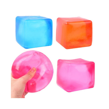 3.15in Ice Cube Squishy Slow Rising Stress Toy