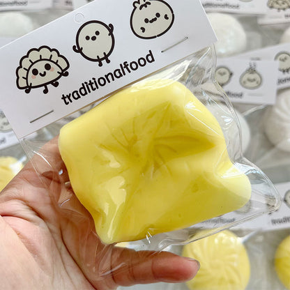 Simulation Steamed Buns Dumplings Squishy Bagged Slow Rising Stress Relief Squeeze Toy