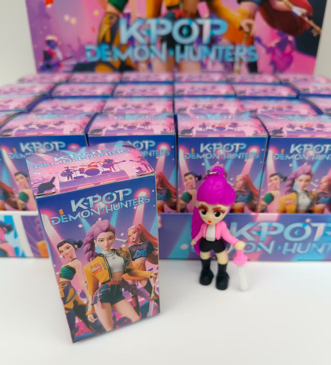 KPOP Demon Hunter Girl Group Advent Calendar 24pcs Blind Box Silicone Keychain Set
