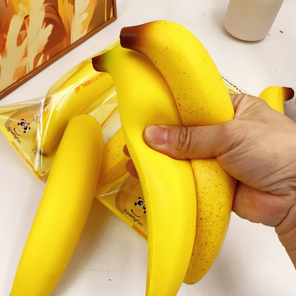 New Simulation Banana Squishy Slow Rising Stress Relief Squeeze Toy