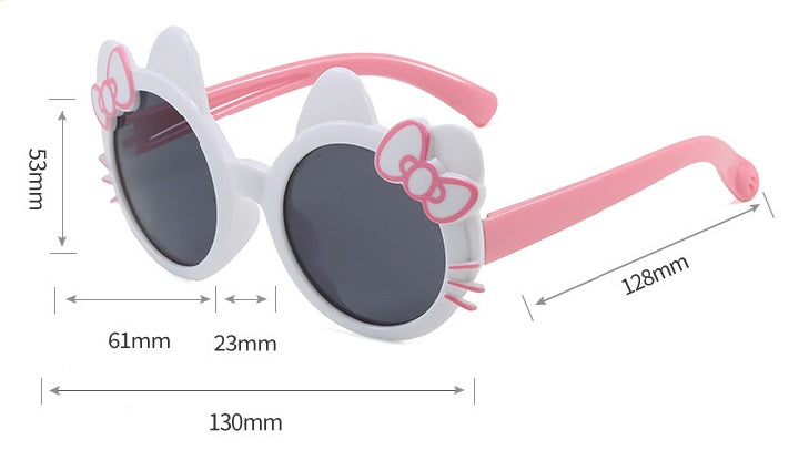 Spring & Summer Kids Sunglasses UV Protection Cat Bow Shades
