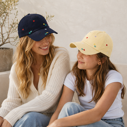 Embroidered Baseball Cap – Adjustable Hat for Older Kids & Adults