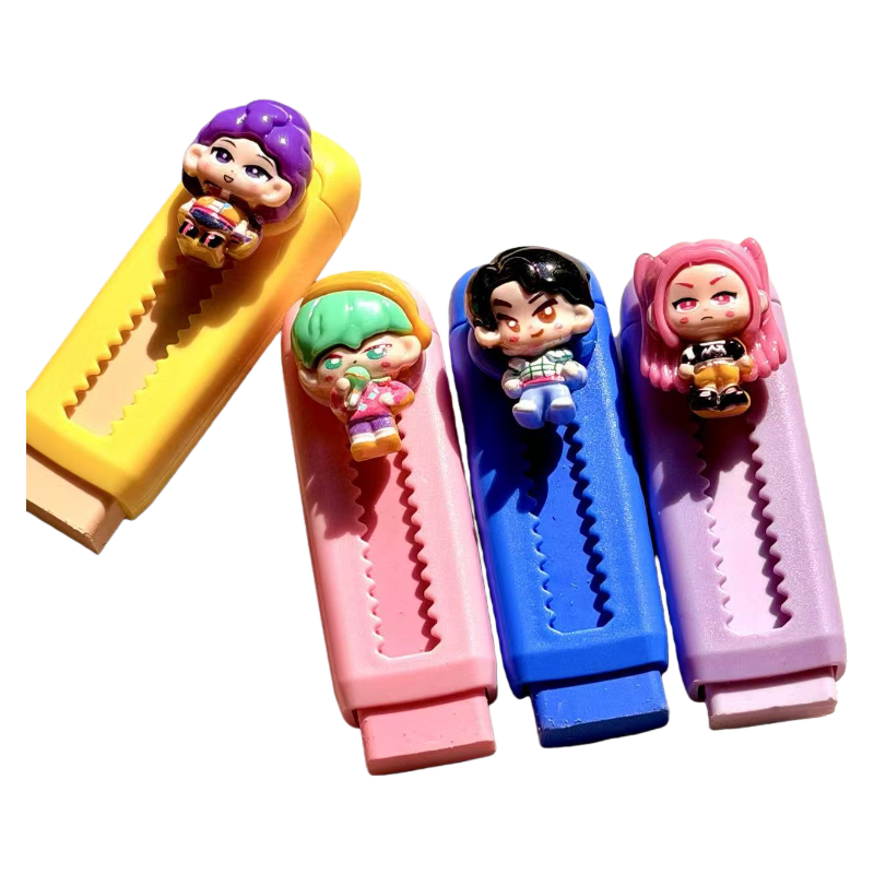 K-POP Demon Hunter Cartoon Slide Eraser Dust-Free School Stationery for Kids & Students