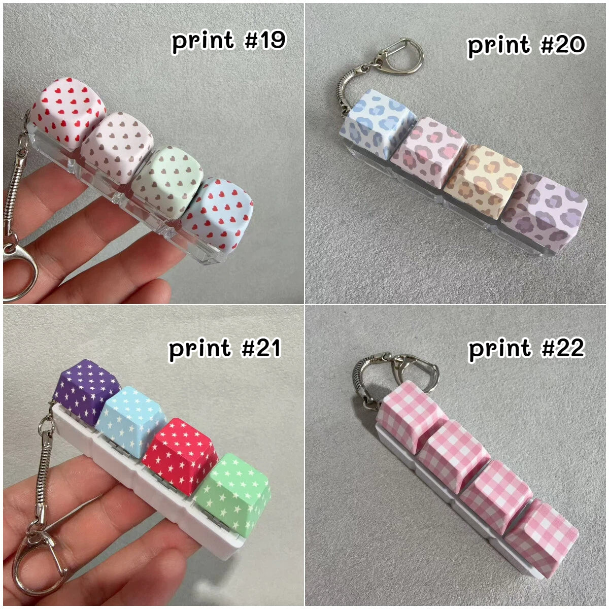 Mini Keyboard Bag Charm Keychain Aesthetic Key Cap Accessory – Gift Shop Wholesale