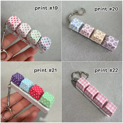Mini Keyboard Bag Charm Keychain Aesthetic Key Cap Accessory – Gift Shop Wholesale