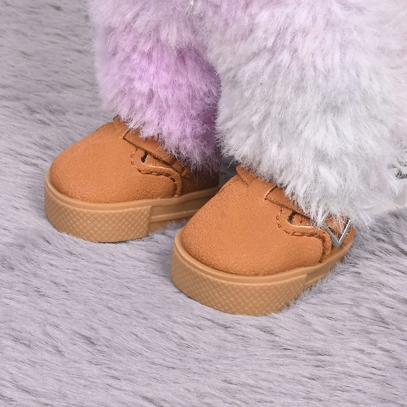 Birken-Style Doll Sandals for Labubu Gen 1 / 2 / 3 – Mini Doll Shoes Accessory