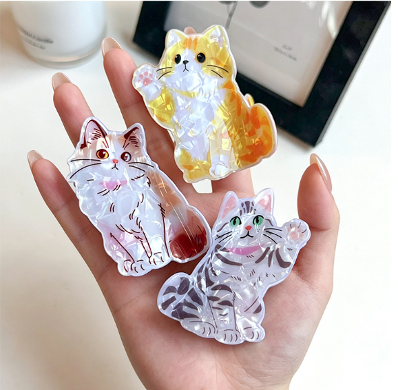 Cute Animal Hair Claw Clips – Cat & Dog Hair Accessories for Women & Girls, Novelty Gift