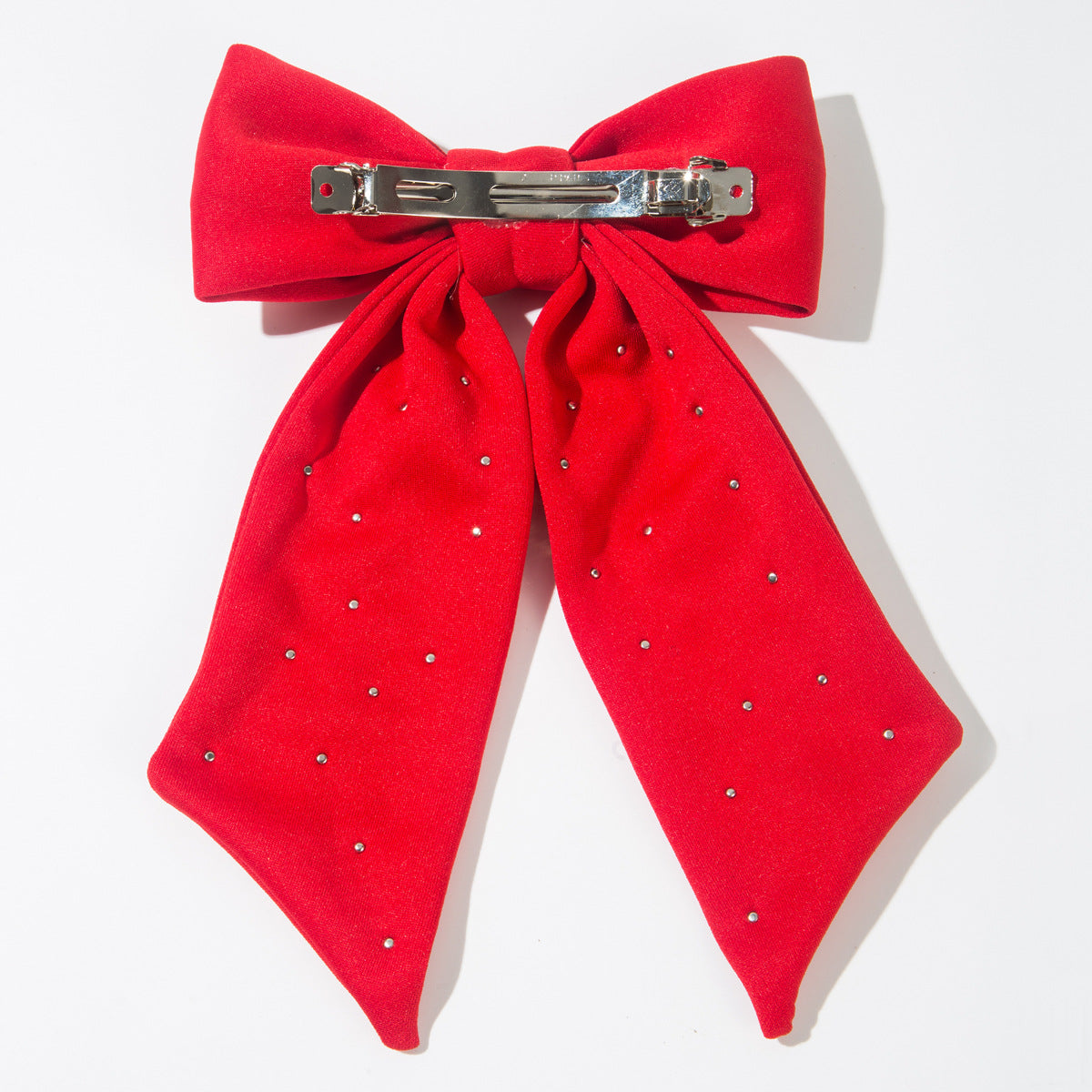 Football Hair Bow with Pearls & Rhinestones – Game Day