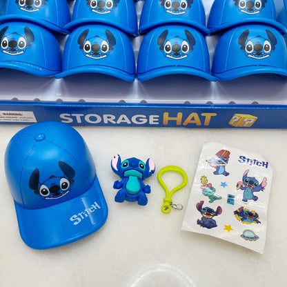 Storage Hat Blind Box Capsule Cartoon Figures Trendy Collectible Keychain Toys