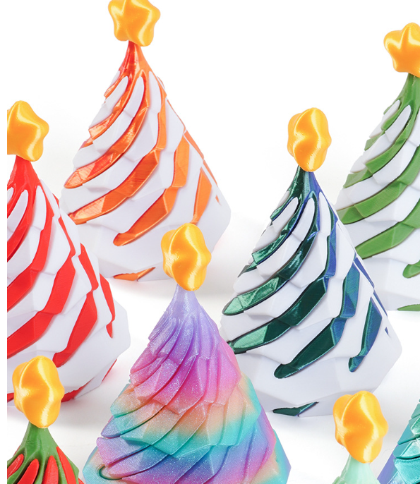 3D Printed Impossible Christmas Tree Fidget Toy – Stress Relief Holiday Desk Decor