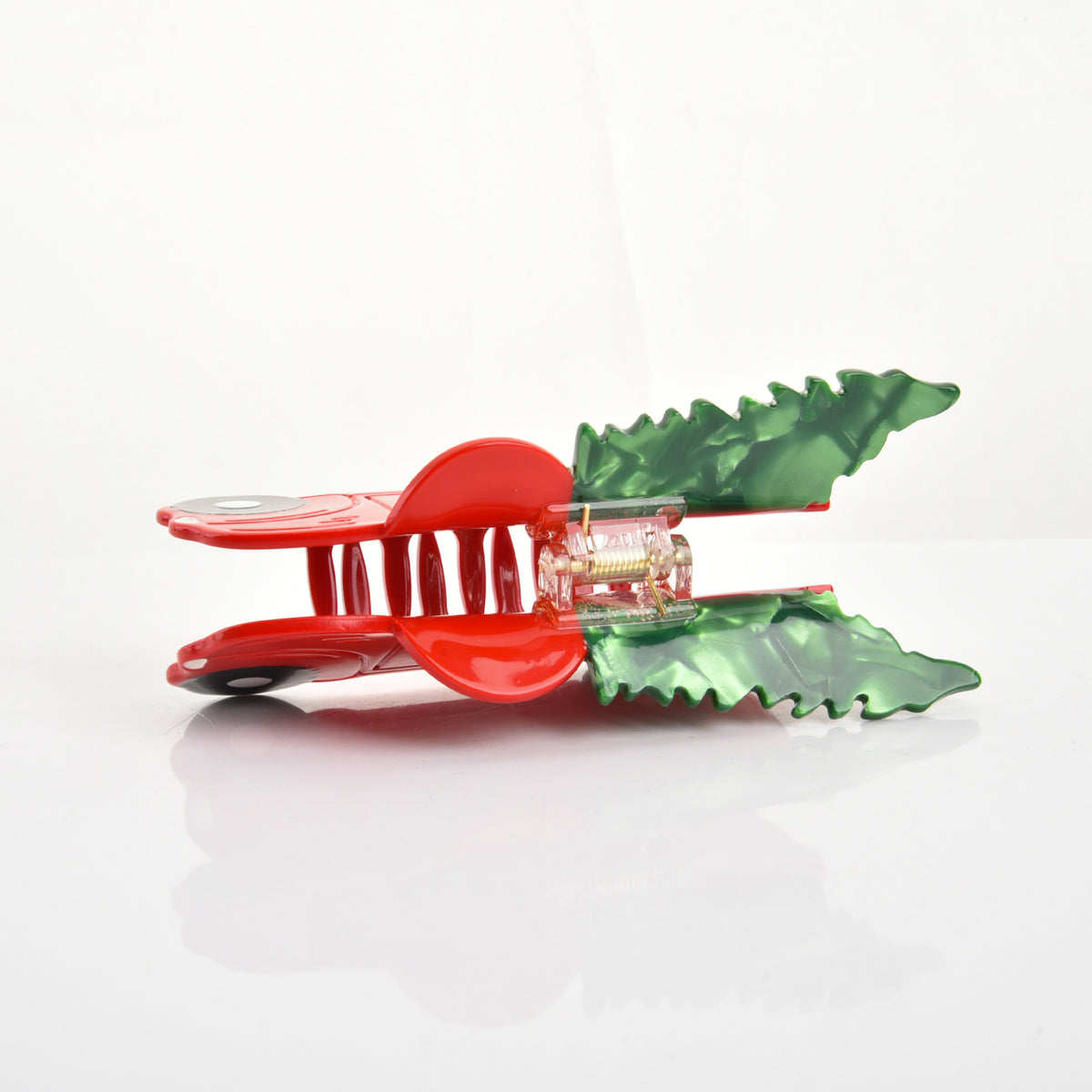 Acetate Hair Claw Clips – Christmas Wreath, Santa Hat, Holiday Truck & Colorful Fish Styles, Everyday Hair Accessories & Gifts
