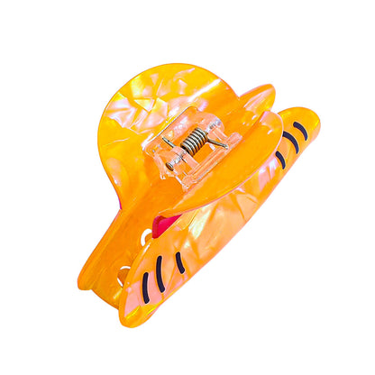 Straw Hat Hair Claw Clip – Quirky Statement Hair Accessory