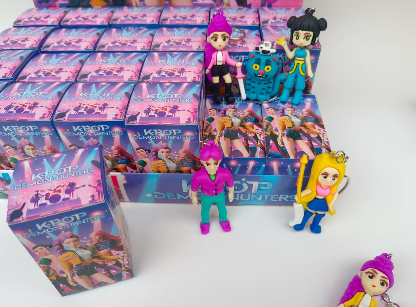KPOP Demon Hunter Girl Group Advent Calendar 24pcs Blind Box Silicone Keychain Set