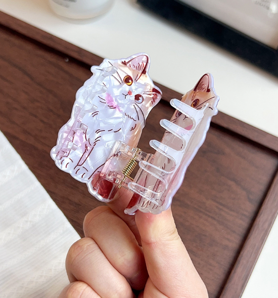 Cute Animal Hair Claw Clips – Cat & Dog Hair Accessories for Women & Girls, Novelty Gift