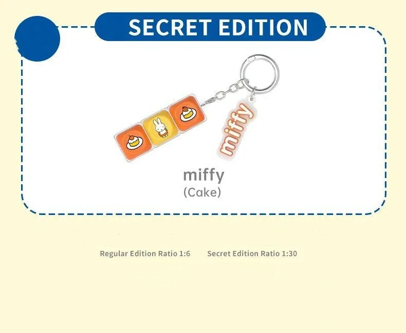 Rabbit Pop Button Keycap Charm Keychain Blind Box Decompression Fidget Toy Set