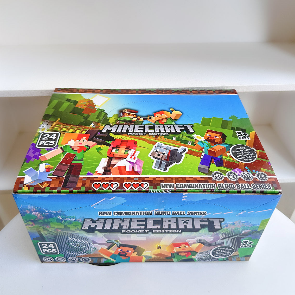 Surprise Capsule Mini Building Blocks Silicone Figurine Set Blind Box Puzzle Bricks Toy Fun Collectible