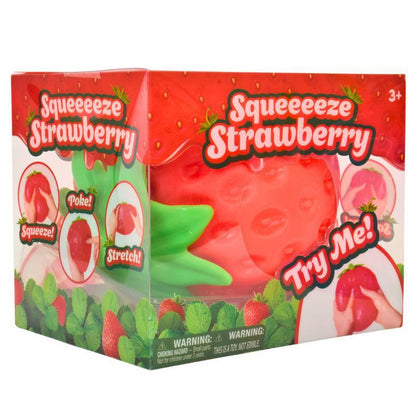 Simulation Jumbo Strawberry Squishy Slow Rising Stress Relief Squeeze Toy Box Set