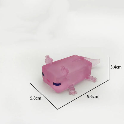 Clear Axolotl Squishy Soft Squeeze Stress Relief Fidget Toy
