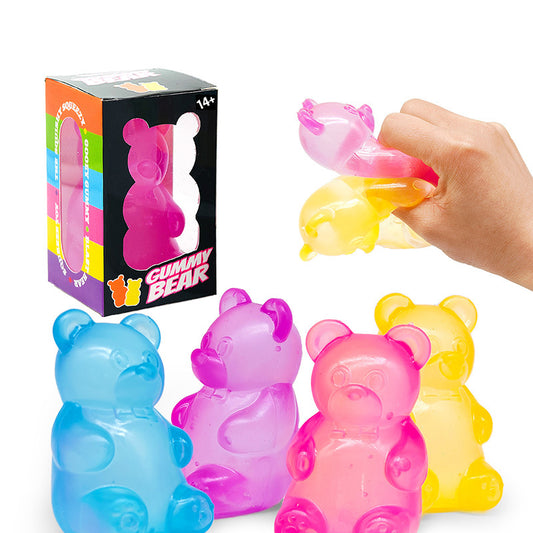 Bear Slow Rising Stress Relief Squeeze Toy Boxed Set